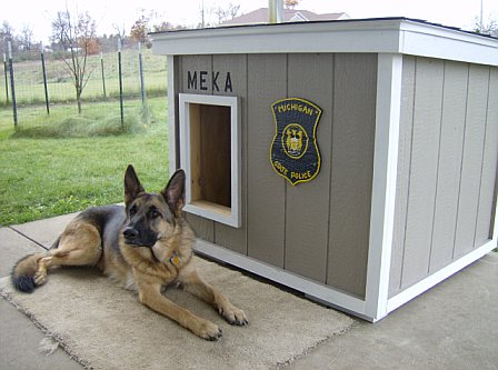 german shepherd dog house